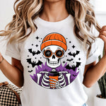Coffee Skeleton DTF Transfer DTF Heat Press Transfer from Sweet Tee Transfers