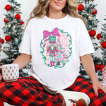 Nutcracker Pink Frame DTF Transfer DTF Heat Press Transfer from Sweet Tee Transfers