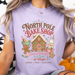 North Pole Bake Shop DTF Transfer DTF Heat Press Transfer from Sweet Tee Transfers