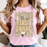 First Grade Camo Striped Pencil DTF Transfer DTF Heat Press Transfer from Sweet Tee Transfers