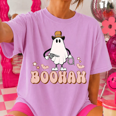 Boohaw Ghost Cowboy DTF Transfer DTF Heat Press Transfer from Sweet Tee Transfers