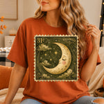 Retro Halloween Stamp Moon DTF Transfer DTF Heat Press Transfer from Sweet Tee Transfers