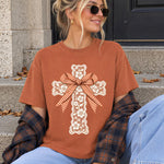 Lace Fall Cross DTF Transfer DTF Heat Press Transfer from Sweet Tee Transfers