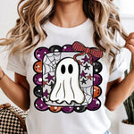 Ghost With Frame DTF Transfer DTF Heat Press Transfer from Sweet Tee Transfers