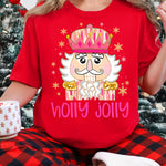 Holly Jolly Nutcracker DTF Transfer DTF Heat Press Transfer from Sweet Tee Transfers