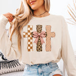 Christian Faith Cross Coquette DTF Transfer DTF Heat Press Transfer from Sweet Tee Transfers