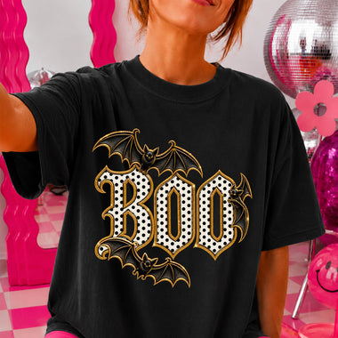 Boo Halloween Bats DTF Transfer DTF Heat Press Transfer from Sweet Tee Transfers