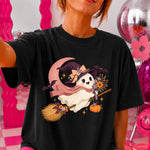 Ghost Riding Broom DTF Transfer DTF Heat Press Transfer from Sweet Tee Transfers