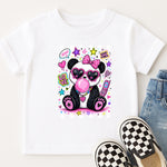 Preppy Panda Bubblegum Good Vibes DTF Transfer DTF Heat Press Transfer from Sweet Tee Transfers