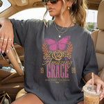 Amazing Grace Pink Orange DTF Transfer DTF Heat Press Transfer from Sweet Tee Transfers