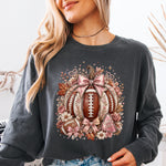 Football Patch Pumpkin DTF Transfer DTF Heat Press Transfer from Sweet Tee Transfers