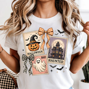Coquette Halloween Stamps DTF Transfer DTF Heat Press Transfer from Sweet Tee Transfers