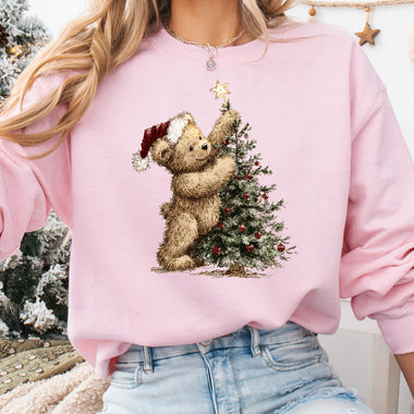 Bear Christmas Tree DTF Transfer DTF Heat Press Transfer from Sweet Tee Transfers