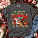 Merry Squatchmas Christmas Bigfoot DTF Transfer DTF Heat Press Transfer from Sweet Tee Transfers