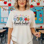Lunch Lady Feeding Kids DTF Transfer DTF Heat Press Transfer from Sweet Tee Transfers