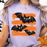 Retro Brushstroke Bats DTF Transfer DTF Heat Press Transfer from Sweet Tee Transfers