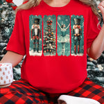 Nutcracker Vintage Grunge Blue DTF Transfer DTF Heat Press Transfer from Sweet Tee Transfers