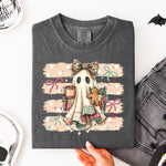 Striped Patchwork Ghost DTF Transfer DTF Heat Press Transfer from Sweet Tee Transfers