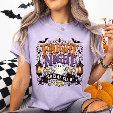 Fright Night Social Club DTF Transfer DTF Heat Press Transfer from Sweet Tee Transfers