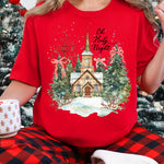 Oh Holy Night Church DTF Transfer DTF Heat Press Transfer from Sweet Tee Transfers