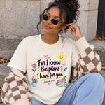For I Know the Plans I Have for You DTF Transfer DTF Heat Press Transfer from Sweet Tee Transfers