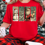 Christmas Vintage Grunge Panel DTF Transfer DTF Heat Press Transfer from Sweet Tee Transfers