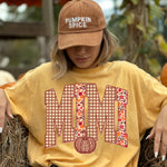 Fall Checkered Mimi DTF Transfer DTF Heat Press Transfer from Sweet Tee Transfers