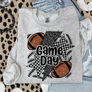 Game Day Football Retro DTF Transfer DTF Heat Press Transfer from Sweet Tee Transfers