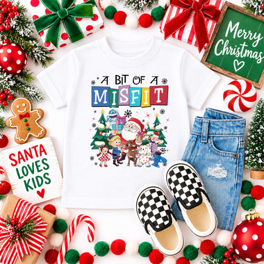A Bit of a Misfit Christmas DTF Transfer DTF Heat Press Transfer from Sweet Tee Transfers