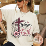 Woman of Faith DTF Transfer DTF Heat Press Transfer from Sweet Tee Transfers