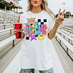Bobcats School Mascot DTF Transfer – Checkered Design DTF Heat Press Transfer from Sweet Tee Transfers