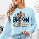 Broken but Chosen Ephesians 2:10 DTF Transfer DTF Heat Press Transfer from Sweet Tee Transfers