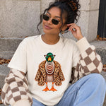 Glamorous Pearl Adorned Mallard Diva DTF Transfer DTF Heat Press Transfer from Sweet Tee Transfers