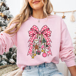 Christmas Charm Bow DTF Transfer DTF Heat Press Transfer from Sweet Tee Transfers