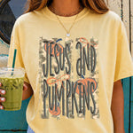 Jesus and Pumpkins Camo DTF Transfer DTF Heat Press Transfer from Sweet Tee Transfers