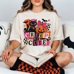 Creep It Cute Black Cat DTF Transfer DTF Heat Press Transfer from Sweet Tee Transfers