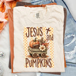 Jesus and Pumpkins DTF Transfer DTF Heat Press Transfer from Sweet Tee Transfers