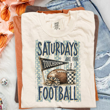 Saturdays Are for Football DTF Transfer DTF Heat Press Transfer from Sweet Tee Transfers
