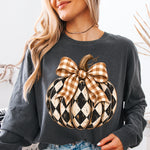 Pumpkin Season Checkered Fall DTF Transfer DTF Heat Press Transfer from Sweet Tee Transfers