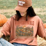 Harvest Table Fall DTF Transfer DTF Heat Press Transfer from Sweet Tee Transfers