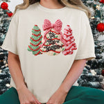 Tis the Season Faux Yarn Christmas Trees DTF Transfer DTF Heat Press Transfer from Sweet Tee Transfers