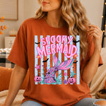 Spooky Mermaid Striped DTF Transfer DTF Heat Press Transfer from Sweet Tee Transfers