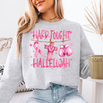 Hard Fought Hallelujah Cross DTF Transfer DTF Heat Press Transfer from Sweet Tee Transfers