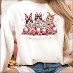 Easter Cats DTF Transfer