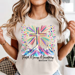 Faith Moves Mountains Cross DTF Transfer