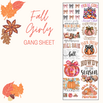 Fall Girly 60" Gang Sheet DTF Transfer