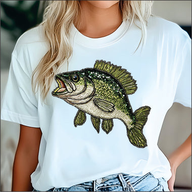 Faux Rhinestone Bass DTF Transfer