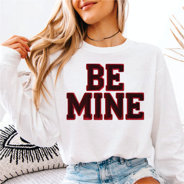 Faux Velvet Be Mine