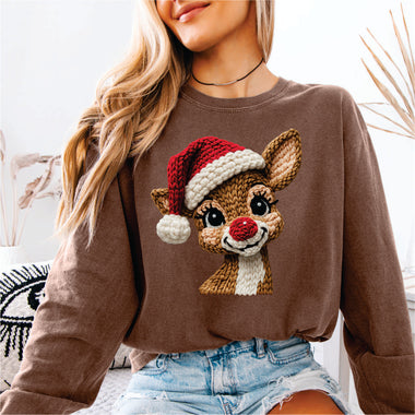 Faux Yarn Rudolph