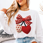 Faux Yarn Hearts
